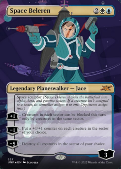 GALAXY FOIL BORDERLESS Space Beleren #527 - Mythic Unfinity