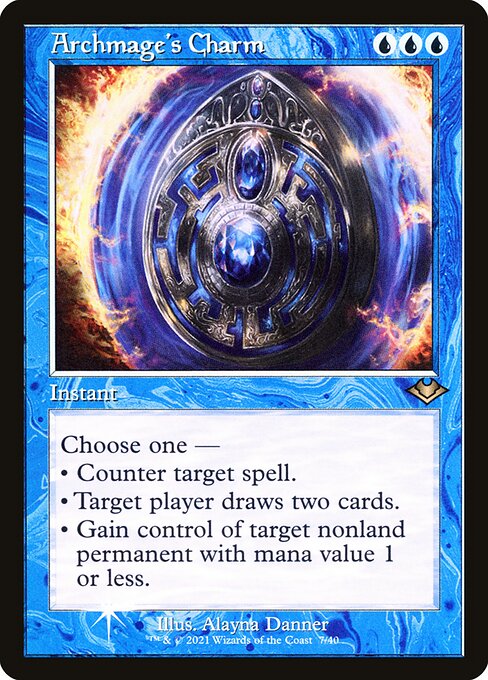 FOIL RETRO Archmage's Charm #7/40 MH2 Modern Horizons 2