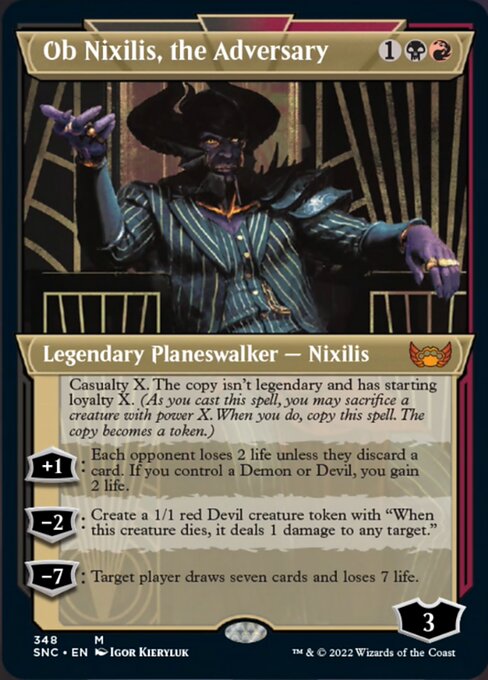 SHOWCASE Ob Nixilis, the Adversary  #348 - Streets of New Capenna