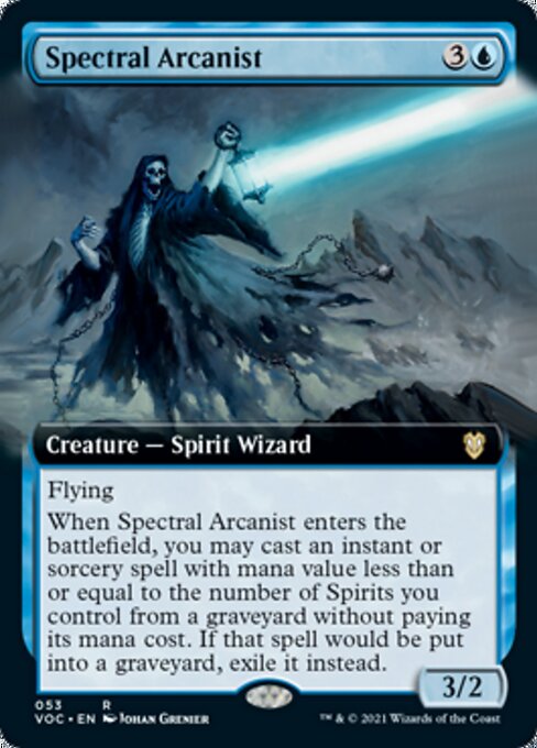 Extended Spectral Arcanist - No 53 Commander Crimson Vow