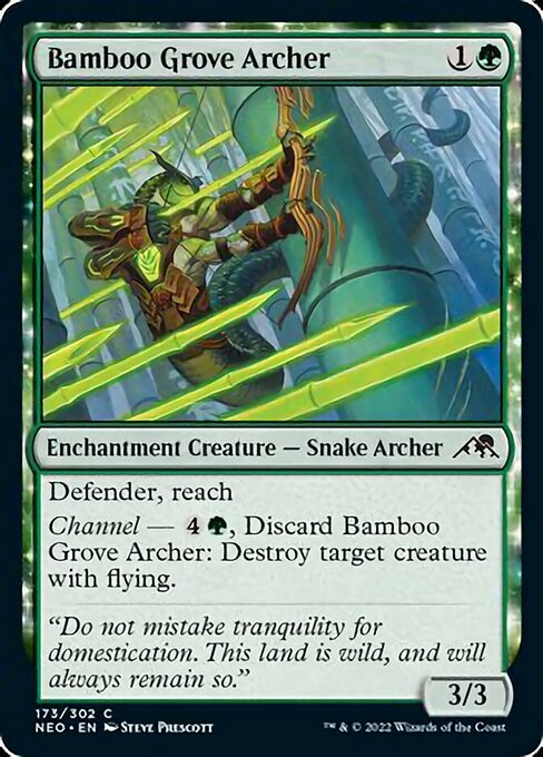 Bamboo Grove Archer 173/302 -  Kamigawa Neon Dynasty CONNN