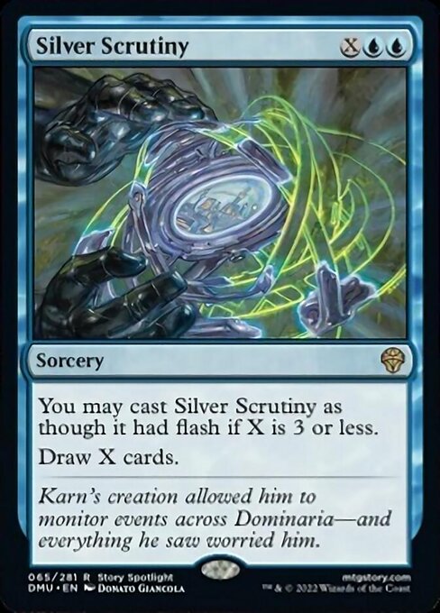 Silver Scrutiny - 65 /281 - Rare - FOIL 
