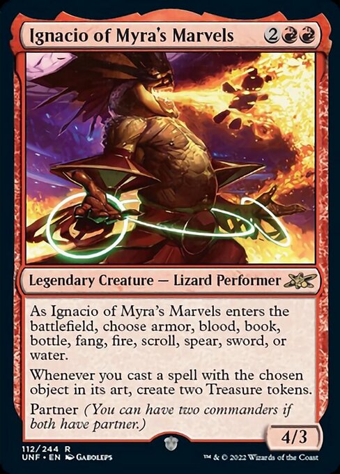 Ignacio of Myra's Marvels 112/244  - Rare Unfinity