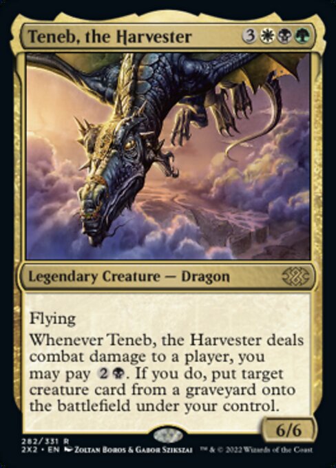 Teneb, the Harvester 282 /331 - Rare Double Masters 2022