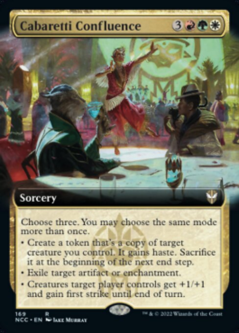 EXTENDED Cabaretti Confluence #169 -  New Capenna Commander