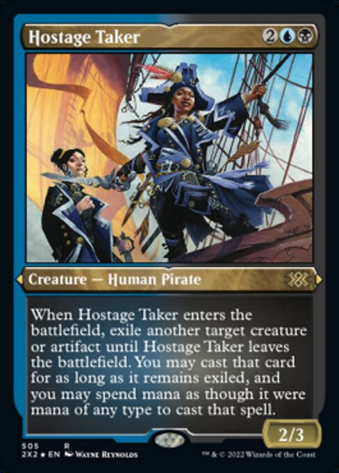 ETCHED FOIL Hostage Taker 505# - Rare Double Masters 2022