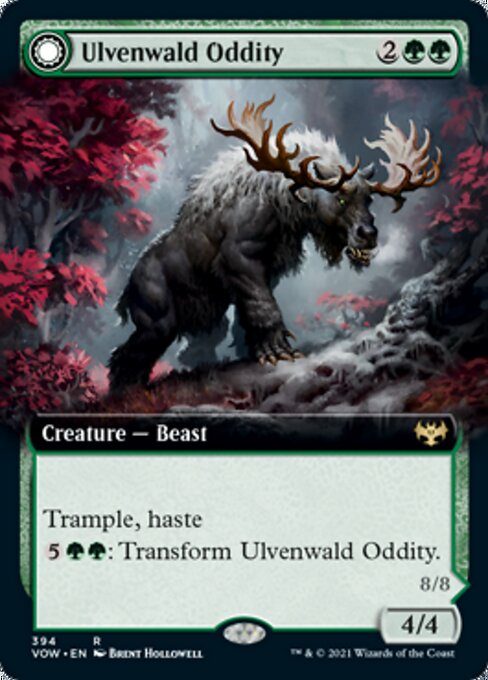 Extended Ulvenwald Oddity // Ulvenwald Behemoth - 394 - Rare Crimson Vow