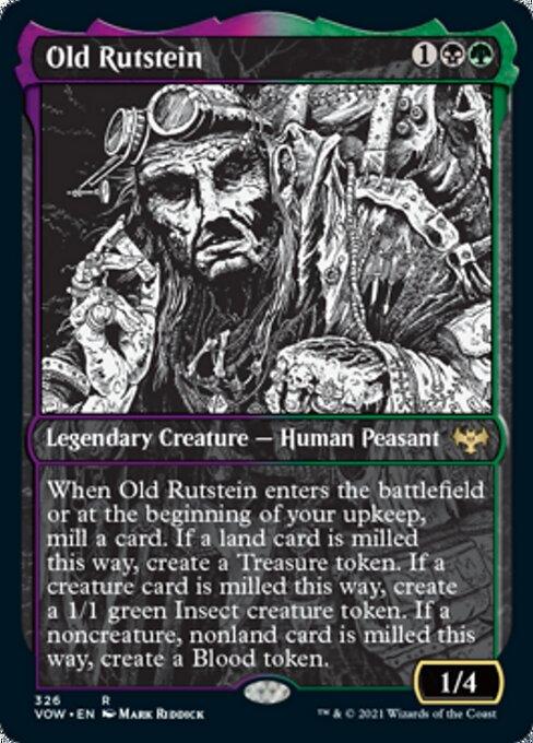 Foil Showcase Old Rutstein - No 326 Rare Crimson Vow