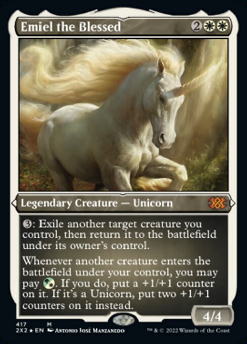 ETCHED FOIL Emiel the Blessed 417# - Mythic Double Masters 2022
