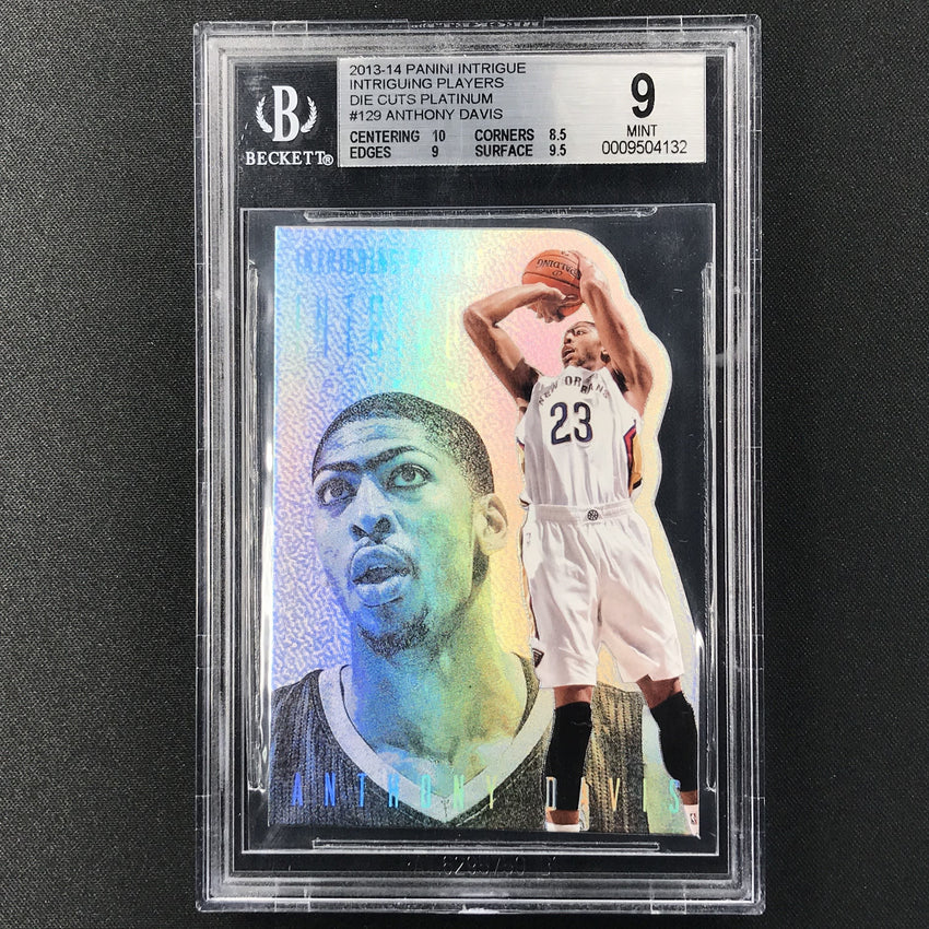 2013-14 Intrigue ANTHONY DAVIS Intriguing Players Platinum 1/1 BGS 9-Cherry Collectables
