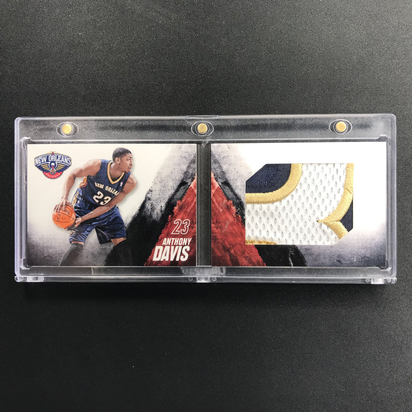 2013-14 Preferred ANTHONY DAVIS Jumbo Patch Booklet 1/25-Cherry Collectables