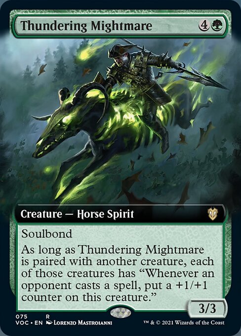 Extended Thundering Mightmare - No 75 Commander Crimson Vow