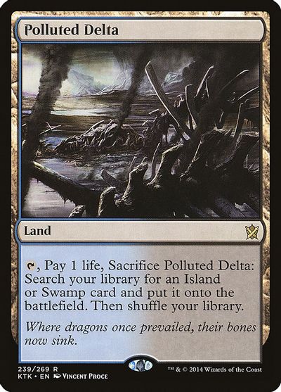 Polluted Delta - 239/269 - Rare Khans Of Tarkir