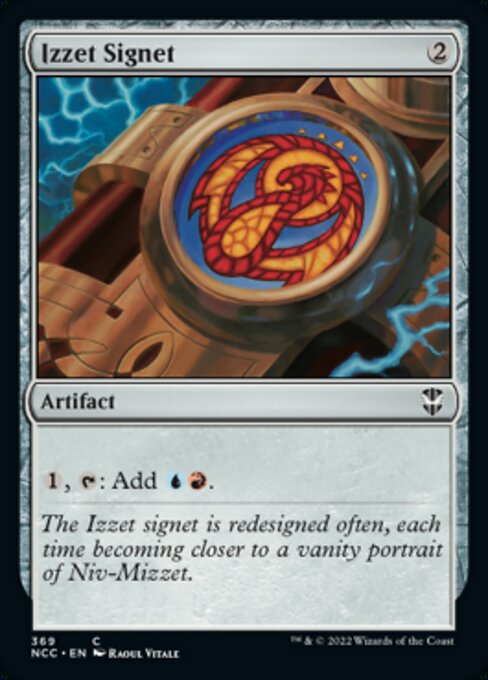 Izzet Signet #369 -  New Capenna Commander