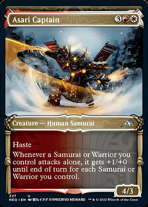 SHOWCASEAsari Captain 327 -  Kamigawa Neon Dynasty