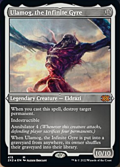 ETCHED FOIL Ulamog, the Infinite Gyre 415# - Mythic Double Masters 2022