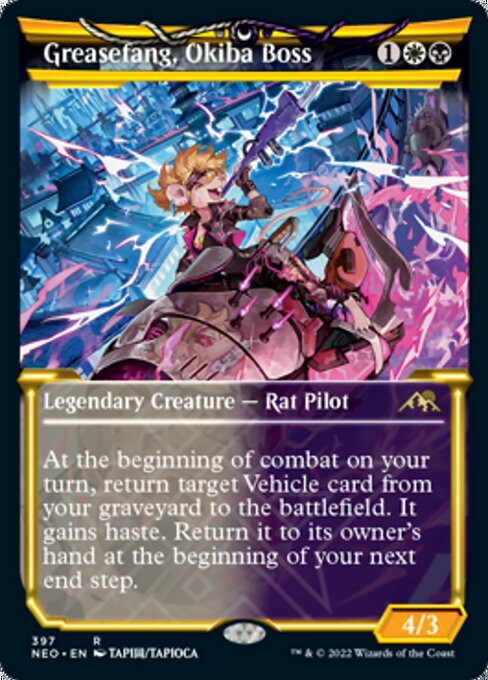 SHOWCASEGreasefang, Okiba Boss 397 -  Kamigawa Neon Dynasty