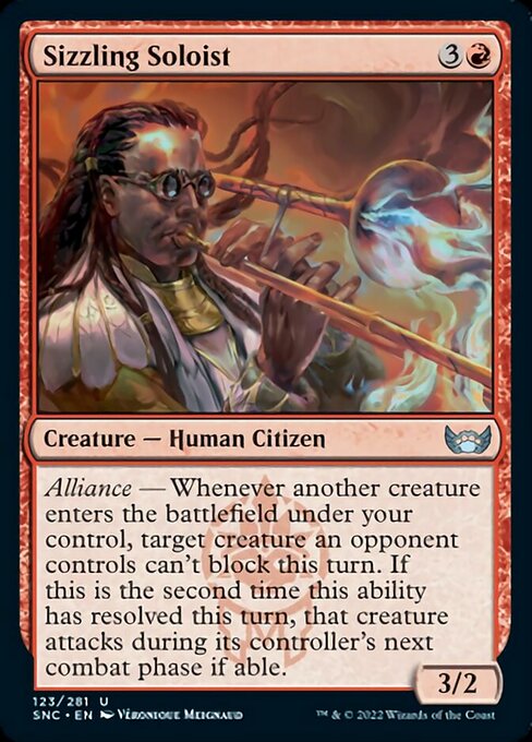 Sizzling Soloist 123/281 - Uncommon   Streets of New Capenna