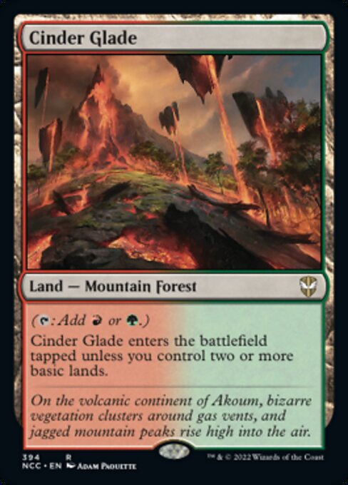Cinder Glade #394 -  New Capenna Commander