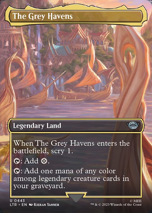 BORDERLESS The Grey Havens #443  - Uncommon Lord of the Rings: Tales of Middle-Earth