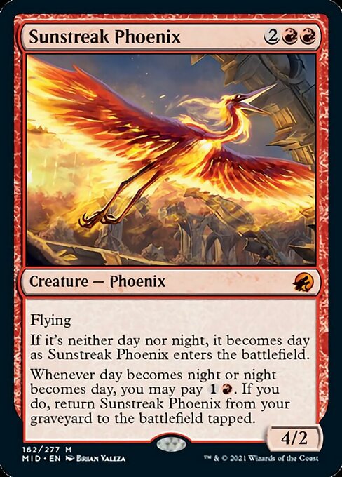 162Sunstreak Phoenix 162/277 Mythic - Midnight Hunt