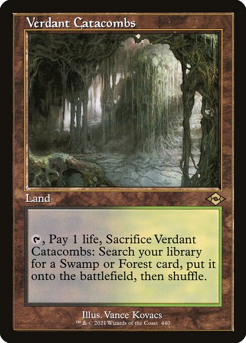 FOIL RETRO Verdant Catacombs #440 - MH2 Modern Horizons 2