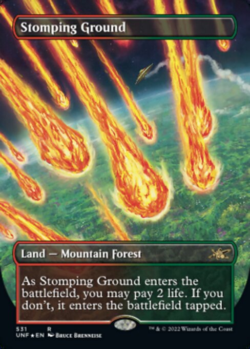 GALAXY FOIL  Stomping Ground #531 - Rare Unfinity
