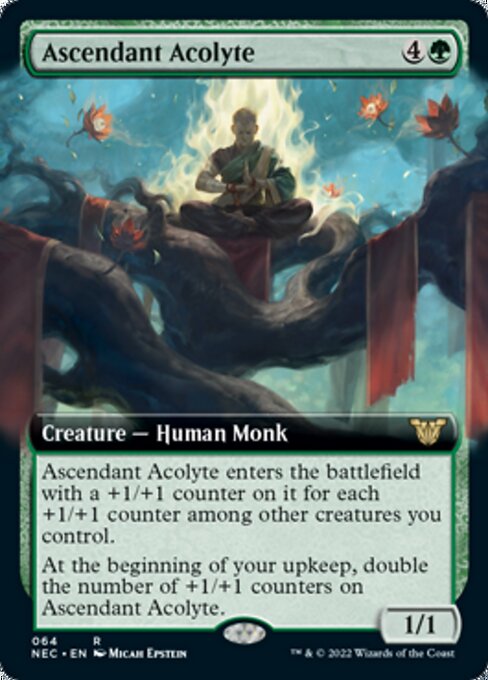 Ascendant Acolyte 64 - Kamigawa Neon Dynasty Commander