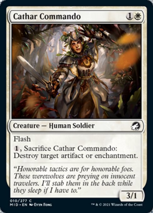 10Cathar Commando 10/277 Common - Midnight Hunt
