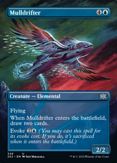BORDERLESS Mulldrifter 349# - Uncommon Double Masters 2022