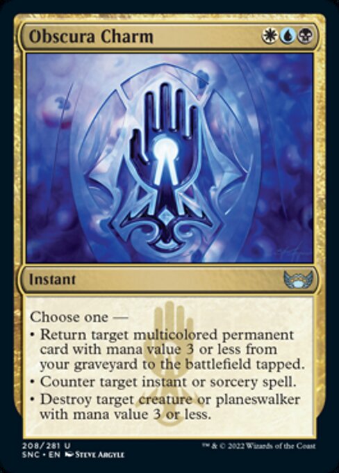 Obscura Charm 208/281 - Uncommon   Streets of New Capenna