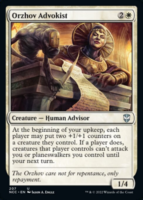 Orzhov Advokist #207 -  New Capenna Commander