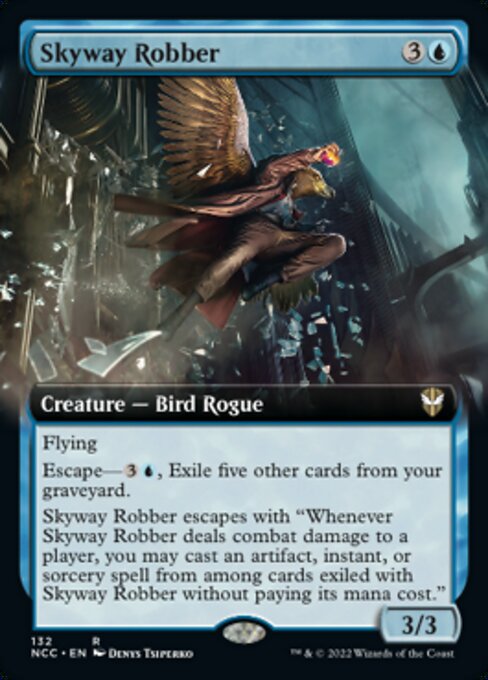 EXTENDED Skyway Robber #132 -  New Capenna Commander