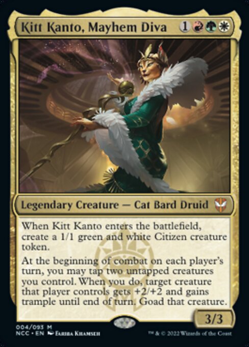 Kitt Kanto, Mayhem Diva 4/93 -  New Capenna Commander