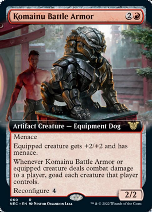 Komainu Battle Armor 60 - Kamigawa Neon Dynasty Commander