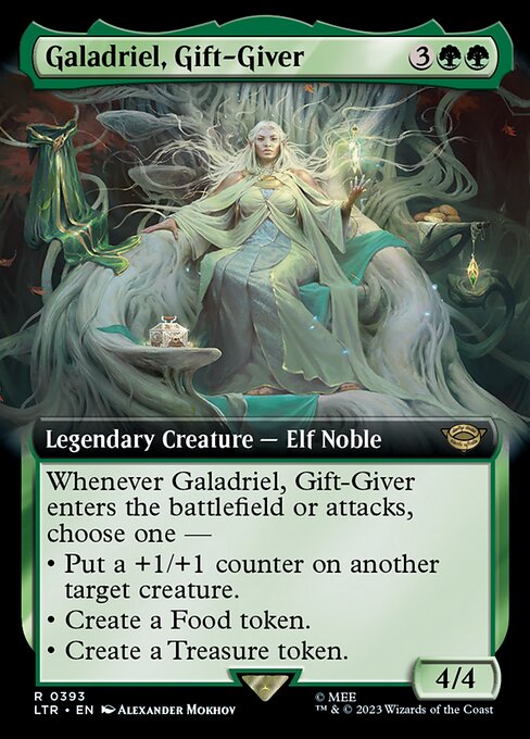 EXTENDED Galadriel, Gift-Giver #393  - Rare Lord of the Rings: Tales of Middle-Earth