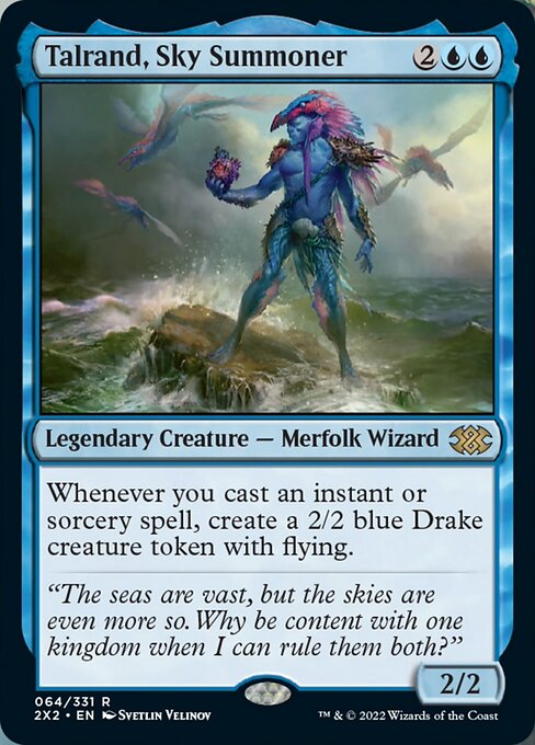 Talrand, Sky Summoner 64 /331 - Rare Double Masters 2022