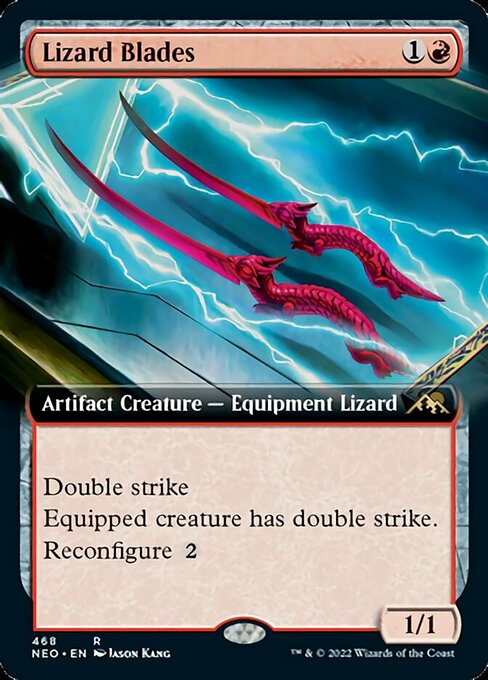 EXTENDEDLizard Blades 468 -  Kamigawa Neon Dynasty