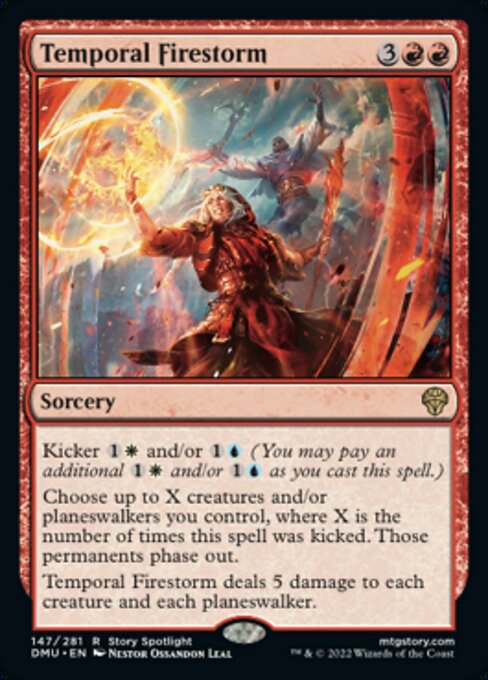 Temporal Firestorm - 147 /281 - Rare - FOIL 
