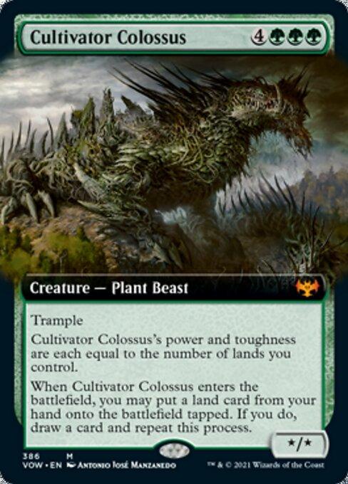 Foil Extended Cultivator Colossus - 386 - Mythic Crimson Vow
