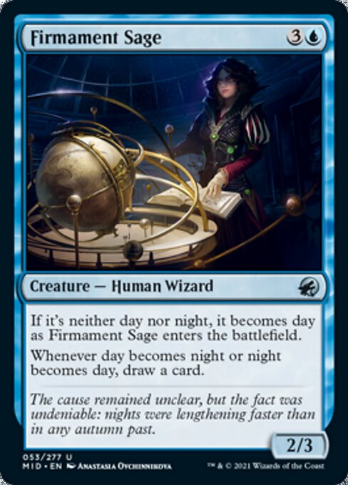 53Firmament Sage 53/277 Uncommon - Midnight Hunt