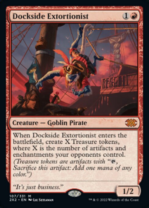 Dockside Extortionist 107 /331 - Mythic Double Masters 2022