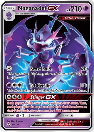 Naganadel GX - SM125 - Ultra Rare Promo