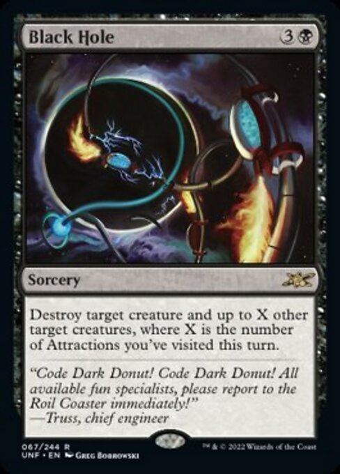 Black Hole 67/244  - Rare Unfinity