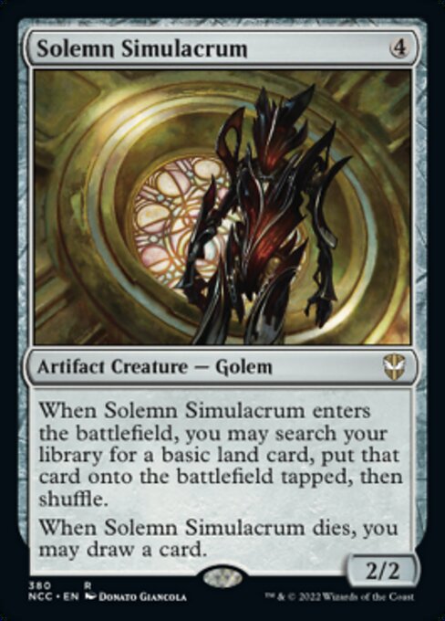 Solemn Simulacrum #380 -  New Capenna Commander