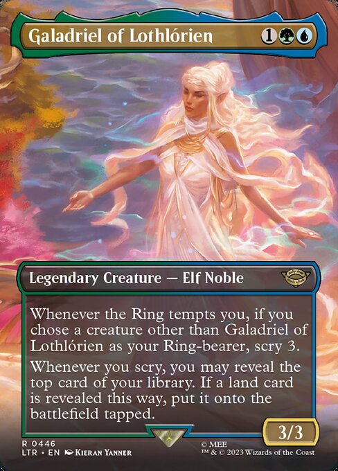BORDERLESS Galadriel of Lothlórien #446  - Rare Lord of the Rings: Tales of Middle-Earth