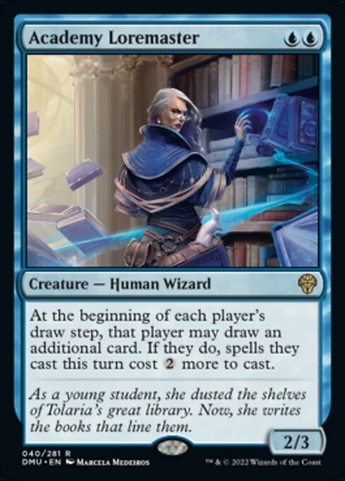 Academy Loremaster - 40 /281 - Rare - FOIL 