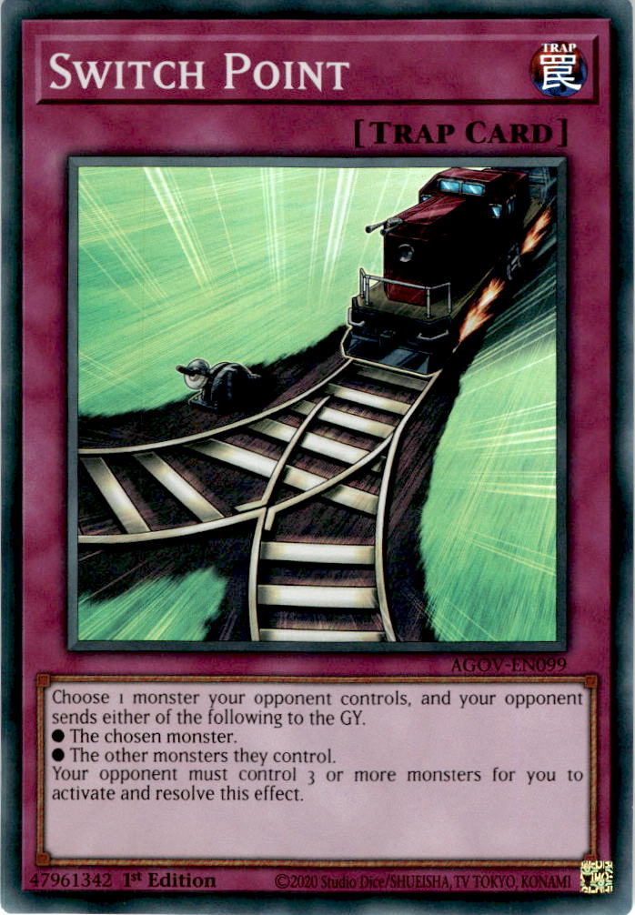 Switch Point - AGOV-EN099 - Super Rare 1st Edition