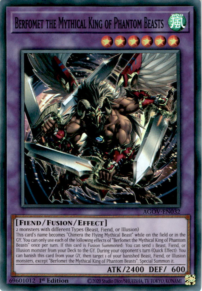 Berfomet The Mythical King Of Phantom Beasts - Agov-en032