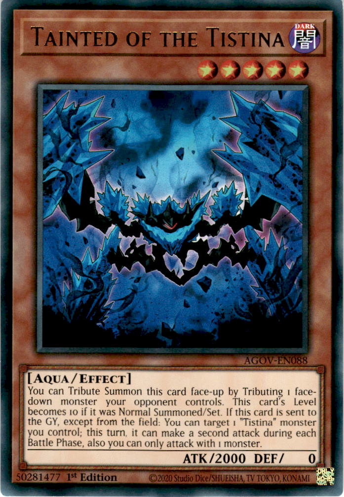 Tainted of the Tistina - AGOV-EN088 - Ultra Rare 1st Edition